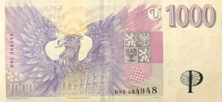 Czech Republic 1.000 Korun, 2008 reverse